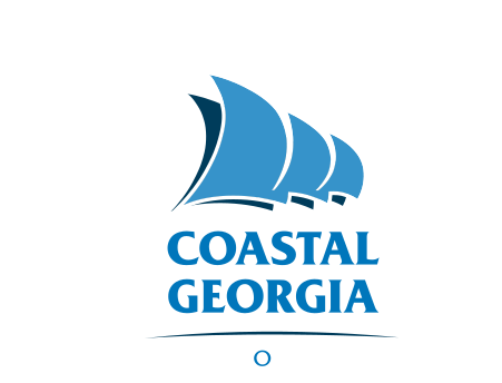 sail graphic with sport wordmark, blue, golf variant, cell 48