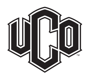 UCO lettermark, black and white variant, cell 3