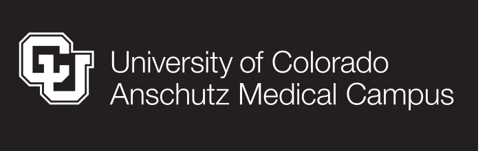 University of Colorado Anschutz Medical Campus, white on black variant, cell 4