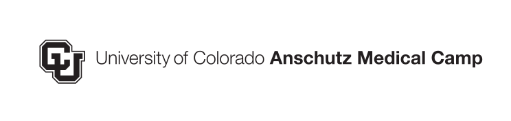 University of Colorado Anschutz Medical Campus, horizontal black on white variant, cell 11