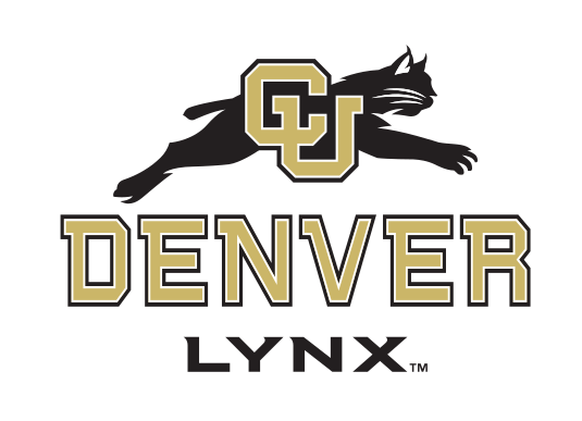 CU Denver Lynx wordmark, gold/black/white variant, cell 5