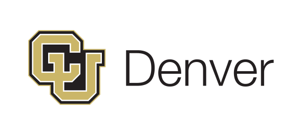 CU Denver institutional mark, horizontal, gold/black variant, cell 15