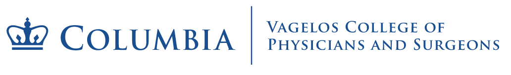 Vagelos College of Physicians and Surgeons logo, horizontal variant, cell 203
