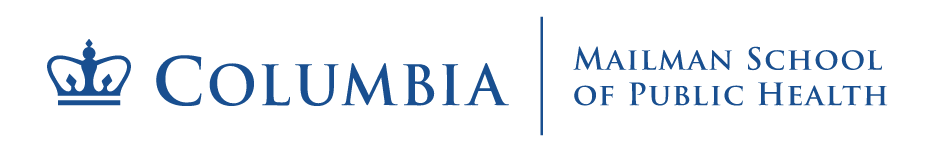 Mailman School of Public Health logo, horizontal variant, cell 204