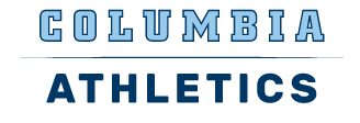 Columbia Athletics wordmark, light blue on white variant, cell 311