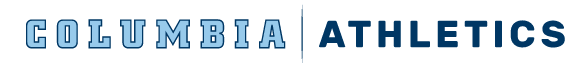 Columbia | Athletics wordmark, light blue on white variant, cell 311