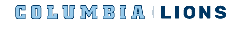 Columbia | Lions wordmark, light blue on white variant, cell 311