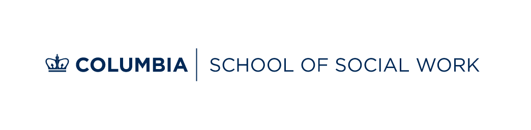 School of Social Work logo, horizontal variant, cell 504
