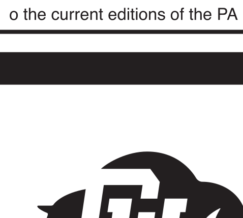 COLORADO BUFFALOES wordmark, stacked black on gray variant, cell 20