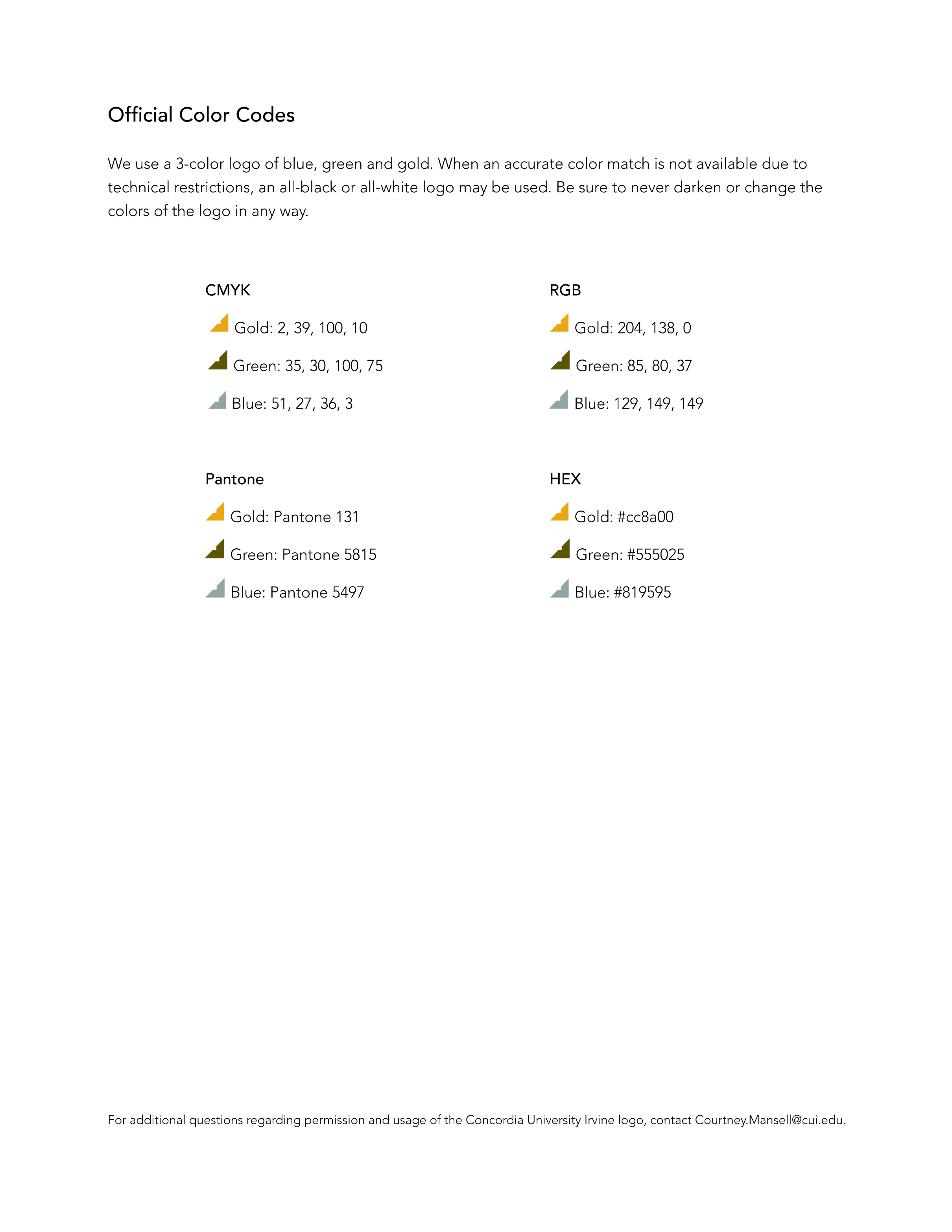 Full Page Guideline Sheet, Standard variant