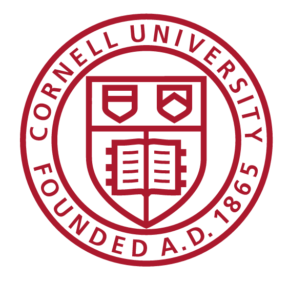 Cornell University seal, primary color variant, cell 102