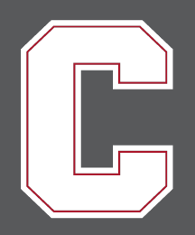 Block C, white with Cornell Red outline on grey background variant