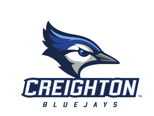 Creighton Bluejays logo, full color on white variant, cell 25