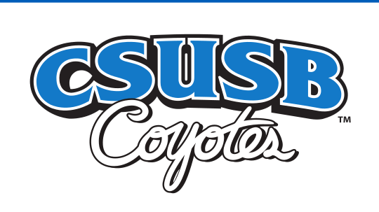 CSUSB Coyotes, color, stacked with head variant, cell 73