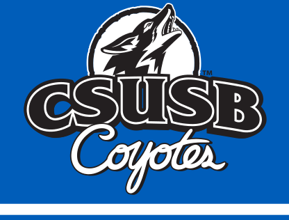 CSUSB Coyotes, black, horizontal with head variant, cell 78