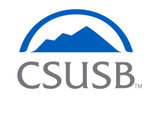 CSUSB, color, stacked with mountain variant, cell 101