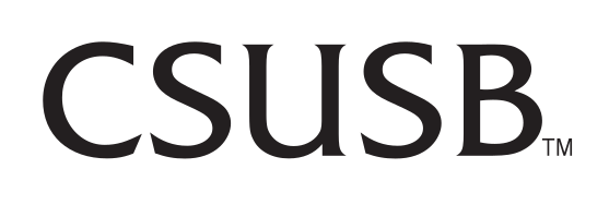 CSUSB, black wordmark variant, cell 119