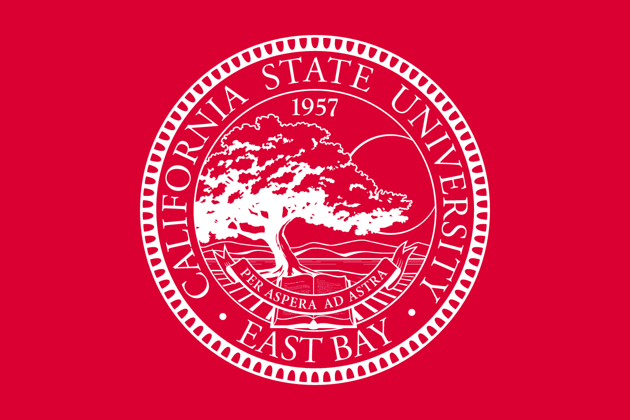 University Seal, white on red background variant, cell 22