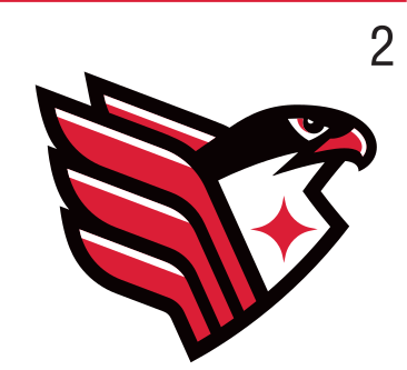 Mascot head, red/black variant, cell 29