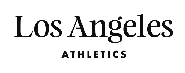 Los Angeles Athletics lockup, black variant, cell 76