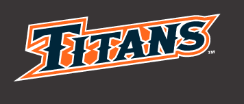 Titans wordmark, orange with white outline variant, cell 11