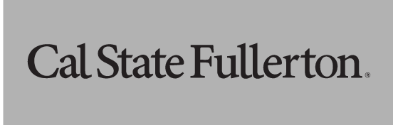 Cal State Fullerton wordmark, black variant, cell 60