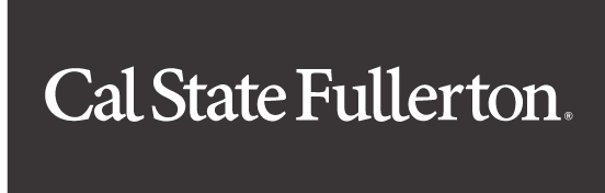Cal State Fullerton wordmark, white variant, cell 61