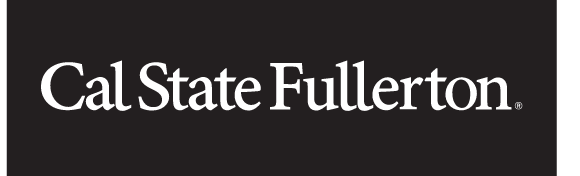 Cal State Fullerton wordmark, white variant, cell 62