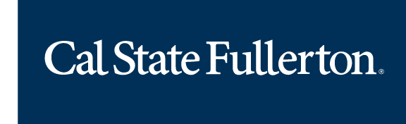 Cal State Fullerton wordmark, white variant, cell 63