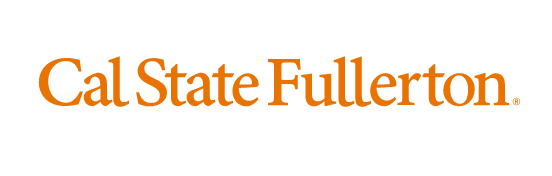 Cal State Fullerton wordmark, orange variant, cell 64