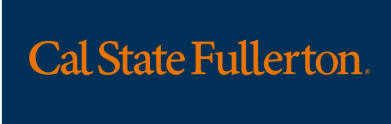 Cal State Fullerton wordmark, orange variant, cell 65