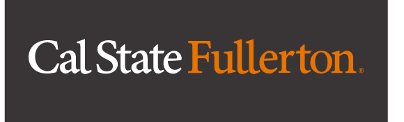Cal State Fullerton wordmark, orange variant, cell 66