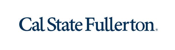 Cal State Fullerton wordmark, navy variant, cell 68
