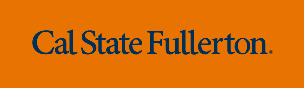 Cal State Fullerton wordmark, navy variant, cell 70