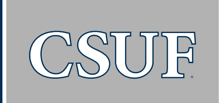 CSUF lettermark, white variant, cell 53