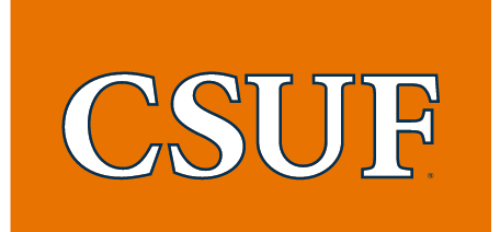 CSUF lettermark, white variant, cell 54