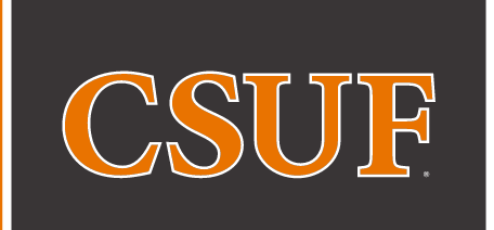 CSUF lettermark, orange variant, cell 55