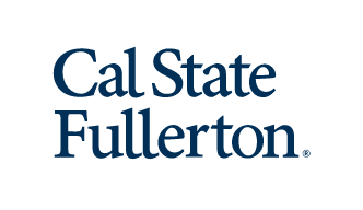Cal State Fullerton stacked wordmark, navy variant, cell 77
