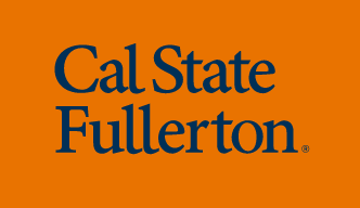 Cal State Fullerton stacked wordmark, navy variant, cell 79