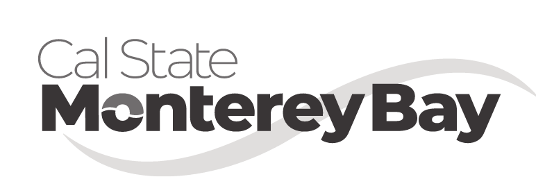 Cal State Monterey Bay, primary mark, black variant