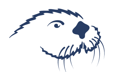 Otter head, color spot variant