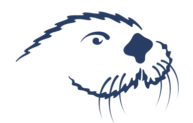 Otter head, color variant