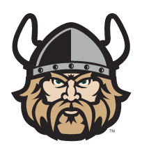 Cleveland State Vikings secondary logo, black and white variant, cell 6