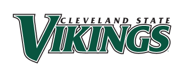 Cleveland State Vikings wordmark, full color variant, cell 18