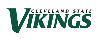 Cleveland State Vikings wordmark, green and white variant, cell 20