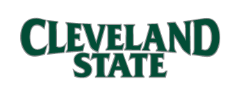 CLEVELAND STATE wordmark, green variant, cell 28