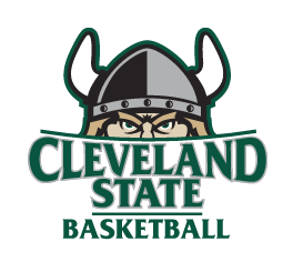 CLEVELAND STATE BASKETBALL logo, green and white variant, cell 35