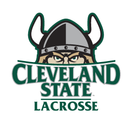 CLEVELAND STATE LACROSSE logo, green and white variant, cell 43