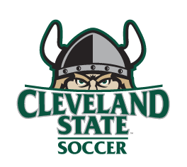 CLEVELAND STATE SOCCER logo, green and white variant, cell 45