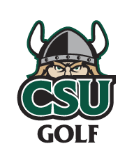 CSU Golf logo, full color variant, cell 61